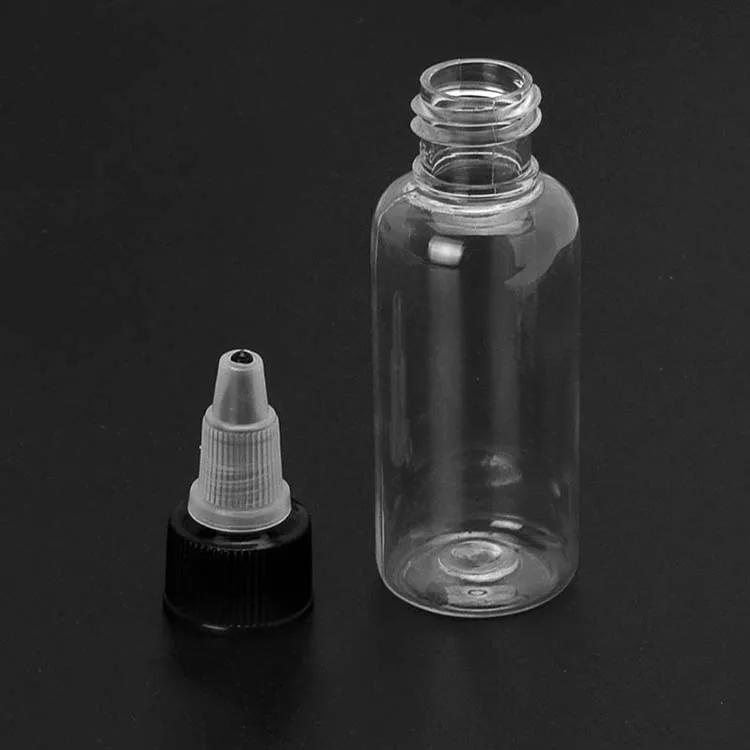 Customized 100ml PET Plastic Squeeze Bottle with Twist Cap for Hair Oil Shampoo Perfume Liquid Packaging