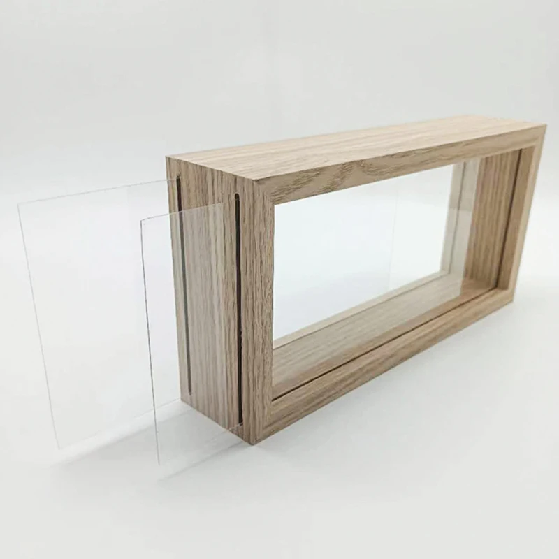 Wholesale shadow box frame 3D Transparent Specimen DIY Frame for dry flower home decoration
