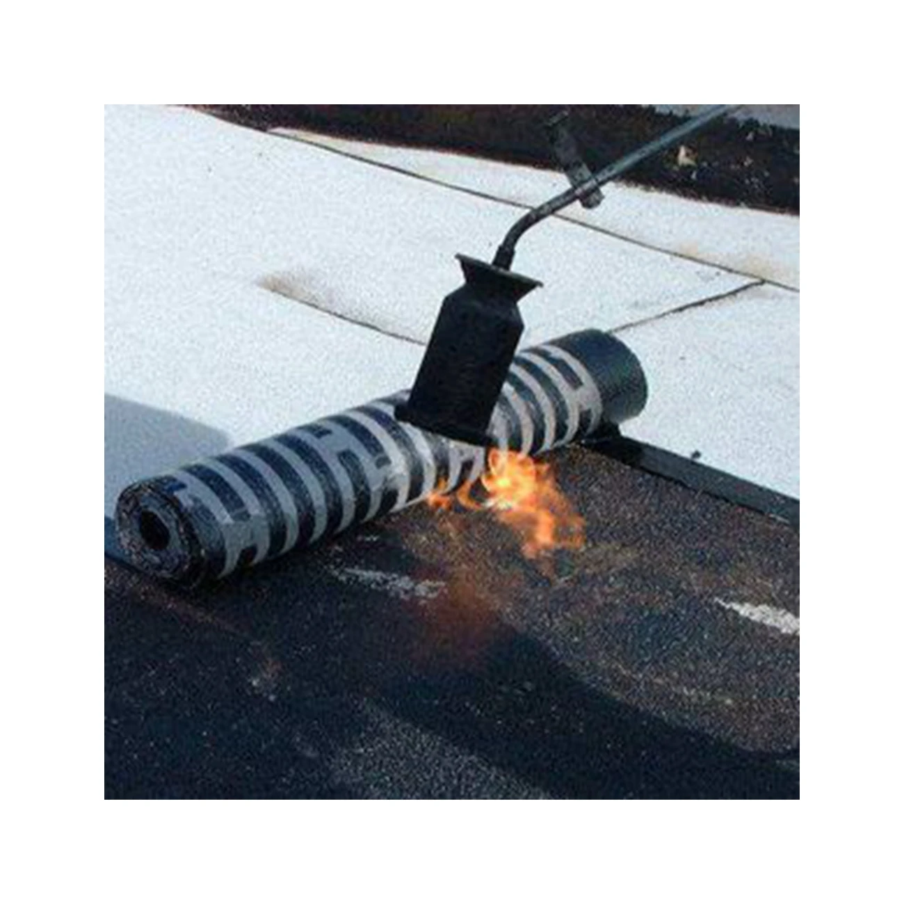 Waterproofing Material For Green Roofs Providing Enhanced Protection Against Water And Root Penetration