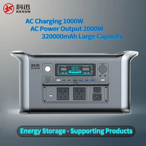 Портативные комплекты электростанций с аккумулятором Lifepo4 1024w-2048wh 1000w-2000w солнечный генератор резервный Автомобильный контроллер MPPT