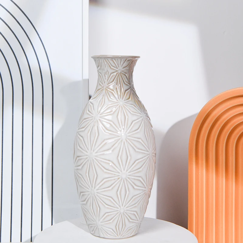 Aspire High Quality Nordic style simple design ceramic vases for home decor ceramic flower vase ceramic & porcelain vases