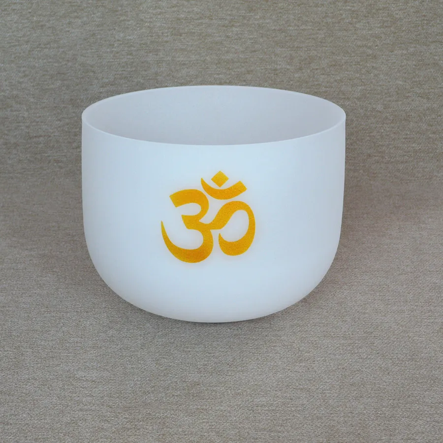 HF OM Design Frosted C/D/E/F/G/A/B чакра кварцевая Хрустальная Поющая чаша