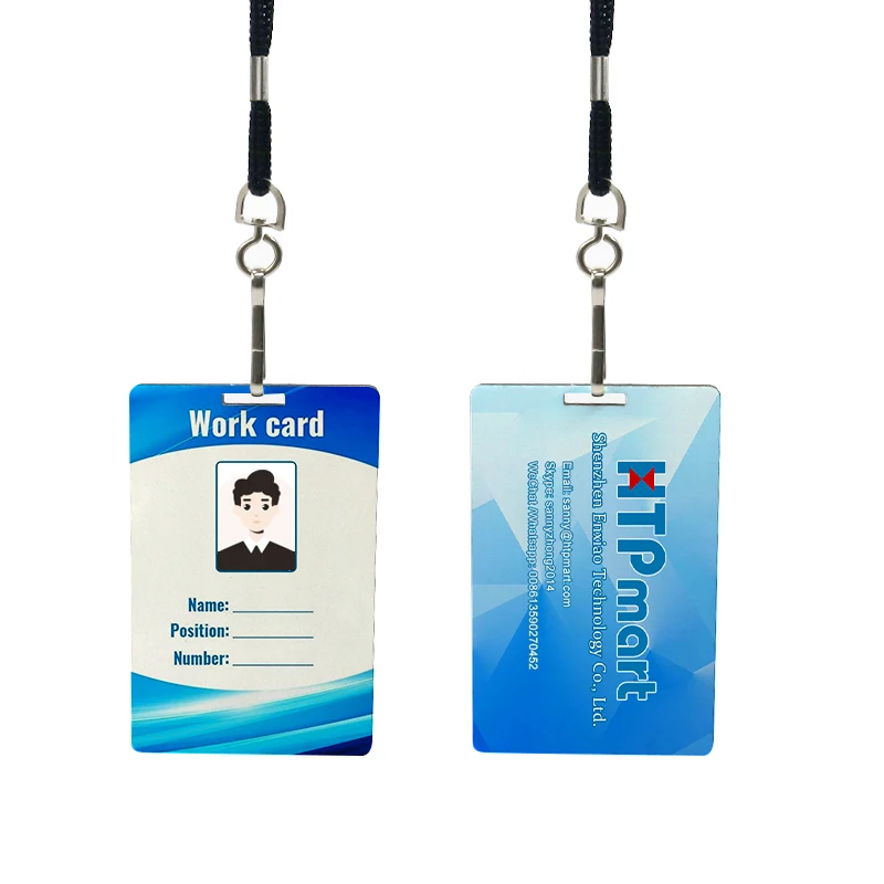 Customized DIY Logo MDF Name Badge Card Sublimation Printable Blank Wooden Name ID Tag Badge Card for School Office