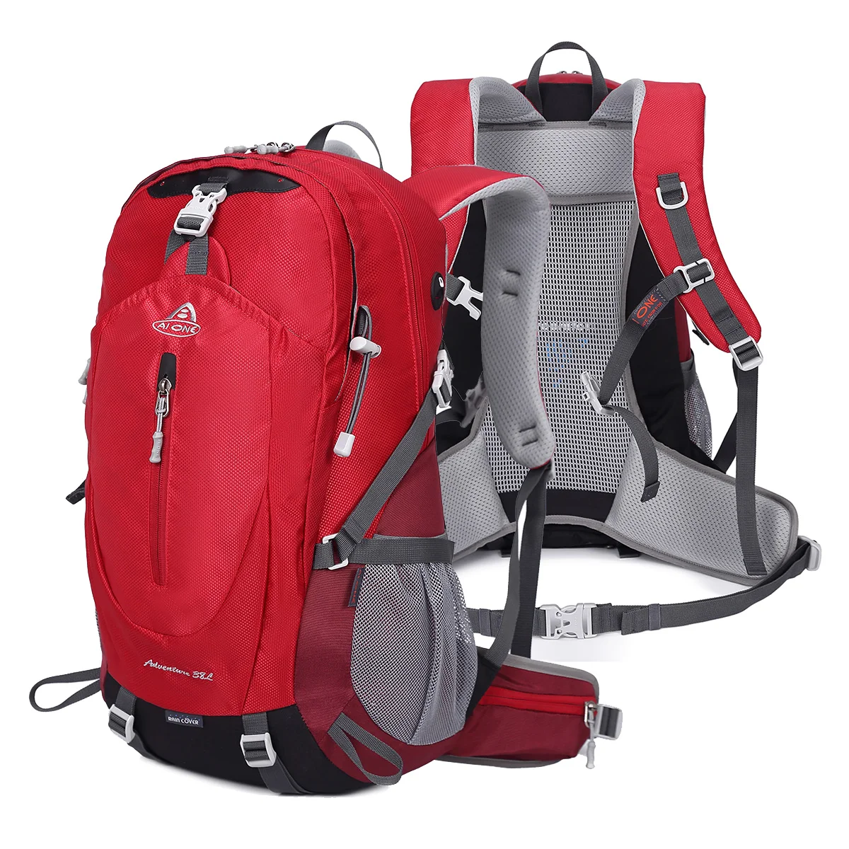 custom design brand hiking climbing waterproof bag backpack travel climbing travelling 40l hiking backpack