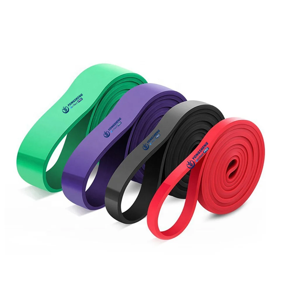 Heavy-Duty Sport Strength Pull Assist Workout Bands Pilates Fitness Equipment Elastic Resistance Band Pilates Exercise Bands