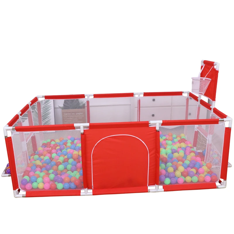 Fabric soccer playpen for baby