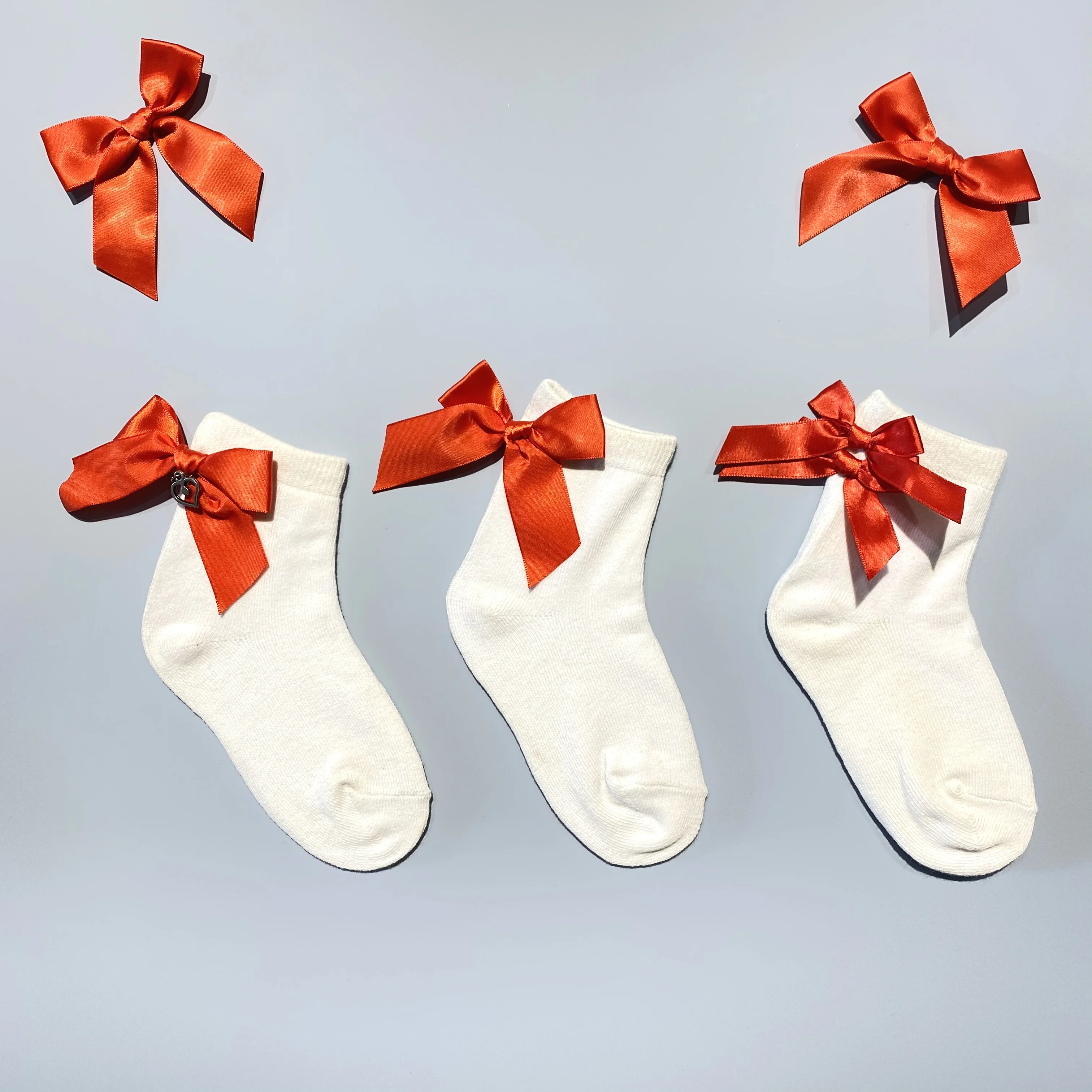 Kaigeng Chip Capacitors Breathable Girls Sock Custom Ribbons Socks Unisex