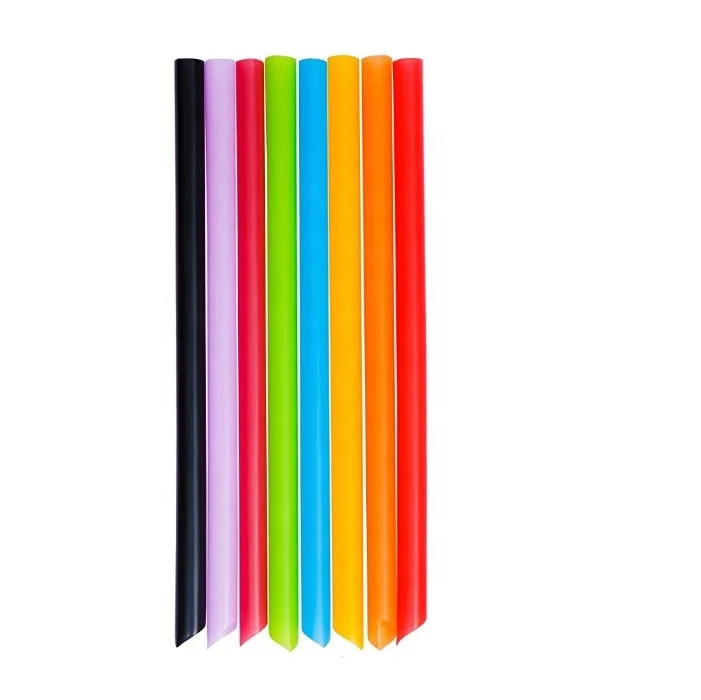 Bubble tea pla straws smoothie straws 12mm 10mm 8mm 6mm 5mm 3mm pla straw 100% biodegradable