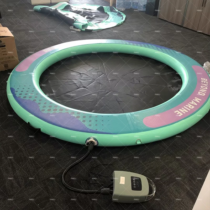 245*15cm Floating Dock Water Floating Island Inflatable Water Hammock  Raft for Lake Boat Pool Ocean