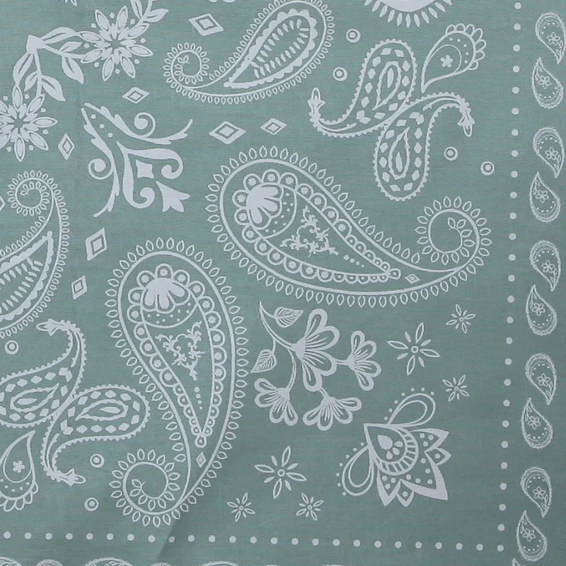 Customized Factory Double Print Bandana Custom Logo Fans Cotton Bandana Square