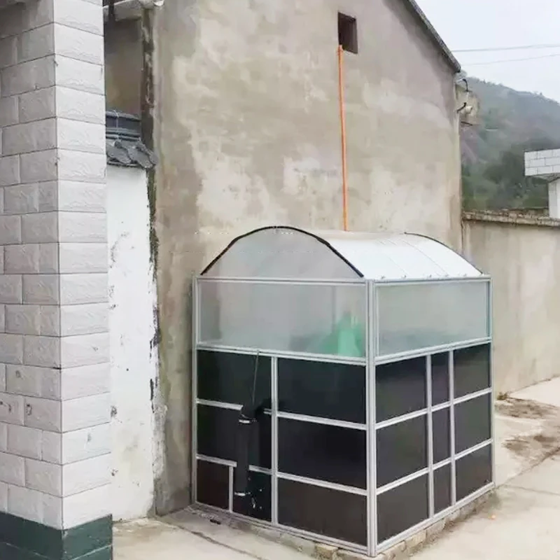 Комплект для сборки биогаза на заказ, интегрированная трубка, бытовой Мини Портативный интегрированный домашний биогазовый свитер