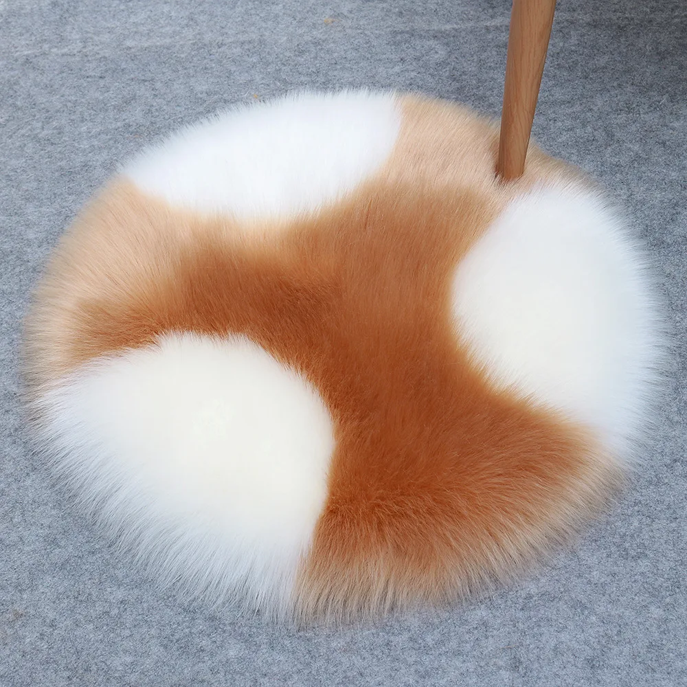 Ковер из искусственной овчины ковер шерсти в скандинавском стиле искусственного меха современный минималистичный плюшевый коврик