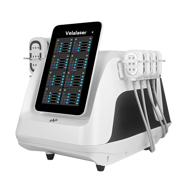New Technology 3 in 1 EMS-RF-Lipolaser Velalaser 100mW Slimming Machine Velalipo Pads Weigth Loss Beauty Equipment