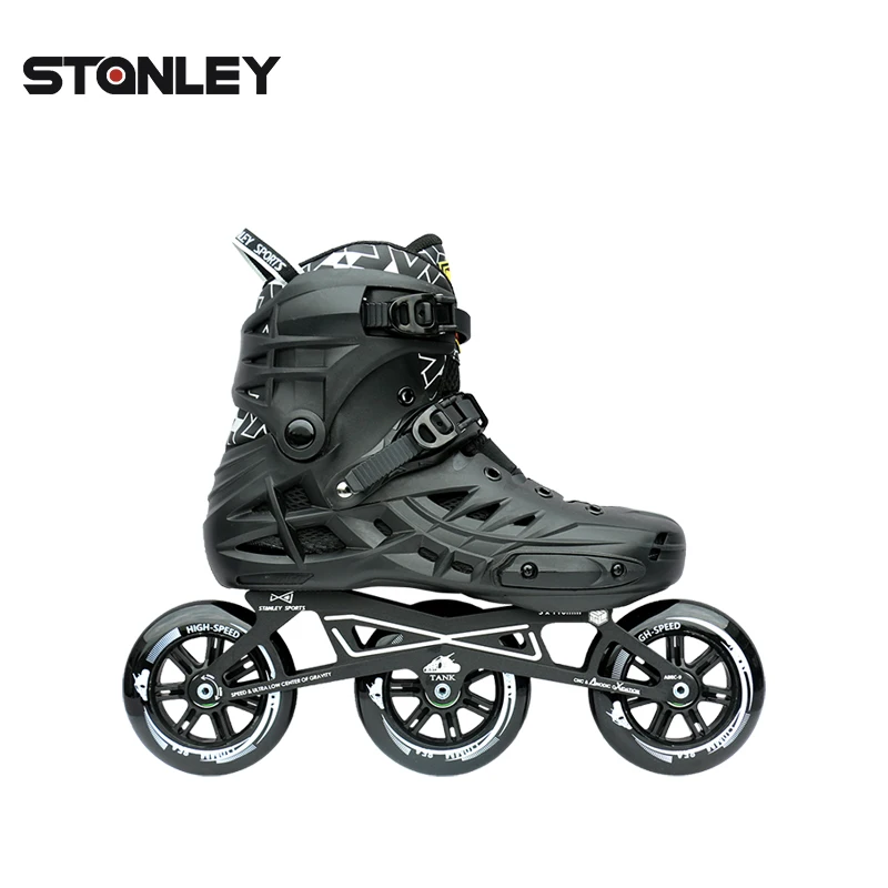 STANELY High Quality Skate Inline Professional Speed Slalom Skate Roller Skating Man Roller Skate Shoes For Adult Man With 3 Whe