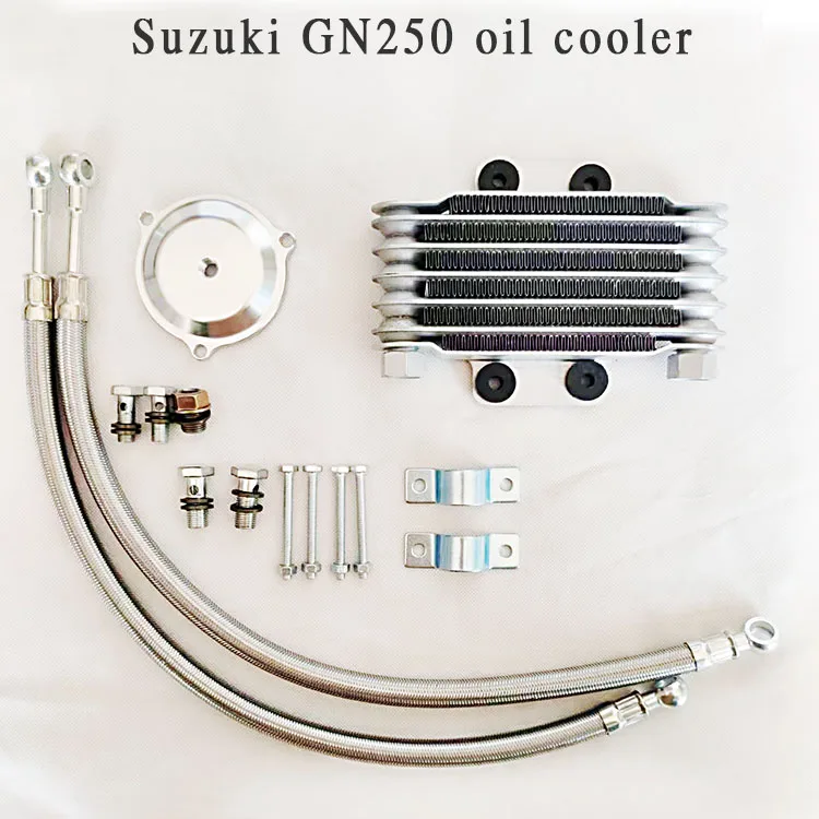 Suitable for Suzuki GN250 Qingqi 250 Oil Cooler Oil Radiator 190x96mm