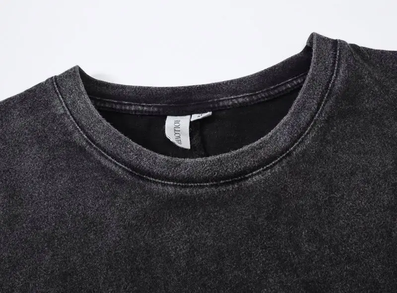 hip hop manufacturer streetwear unisex wholesale blank cotton blank plain vintage wash t shirt