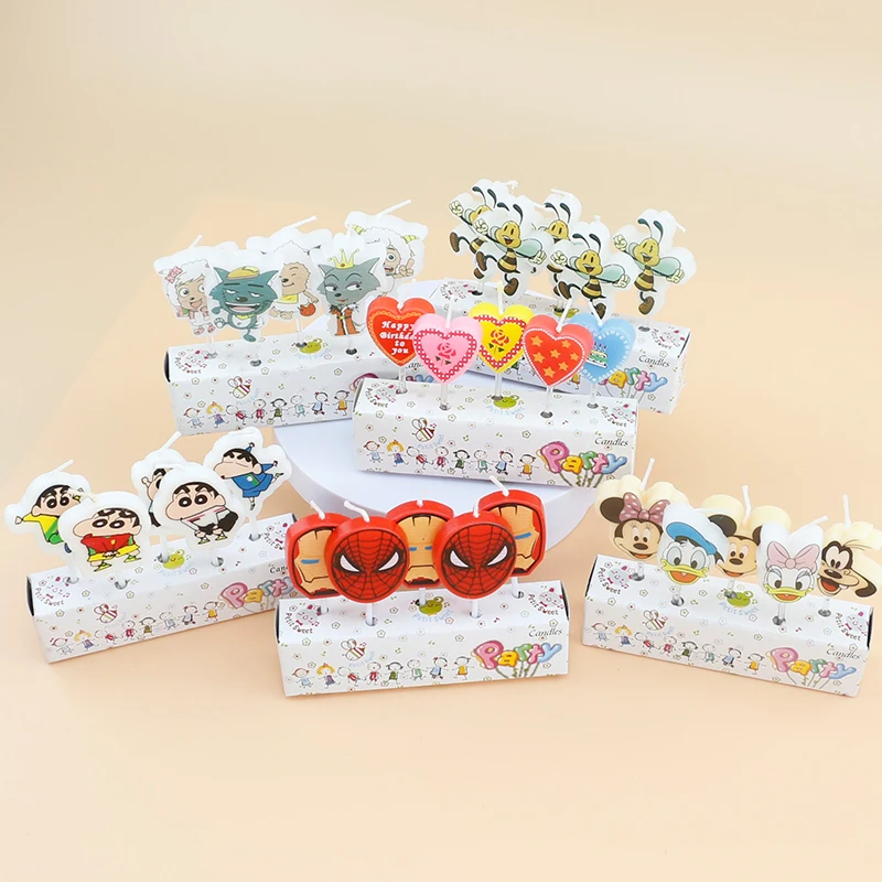 Party Decoration Birthday Candles Gifts Cartoon Birthday Candles In Parties