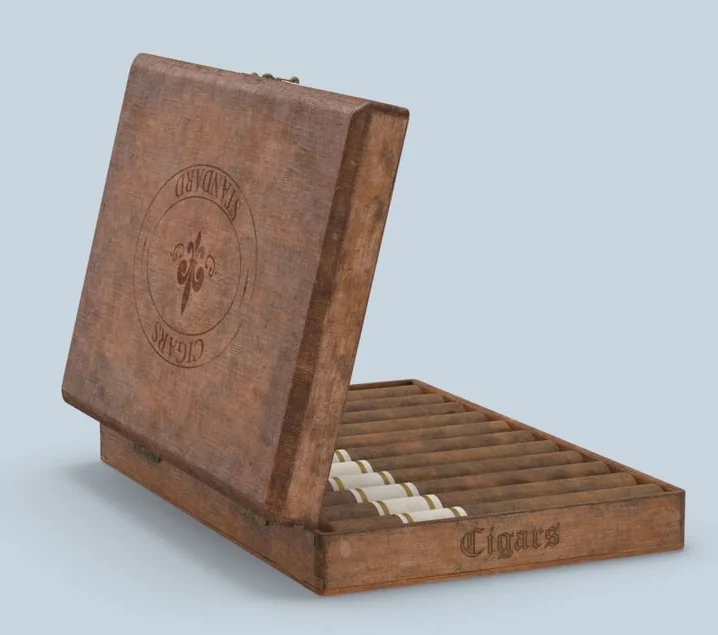 Personalized Wedding Gift Cigar Box Groomsmen Wooden Cigar Holder Engraved Wood Gift Packing Box