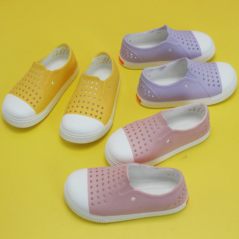 GRS GRS amphibious kid child anti-slip clogs shoes soft EVA sustainable material sneaker injection sandal with air hole