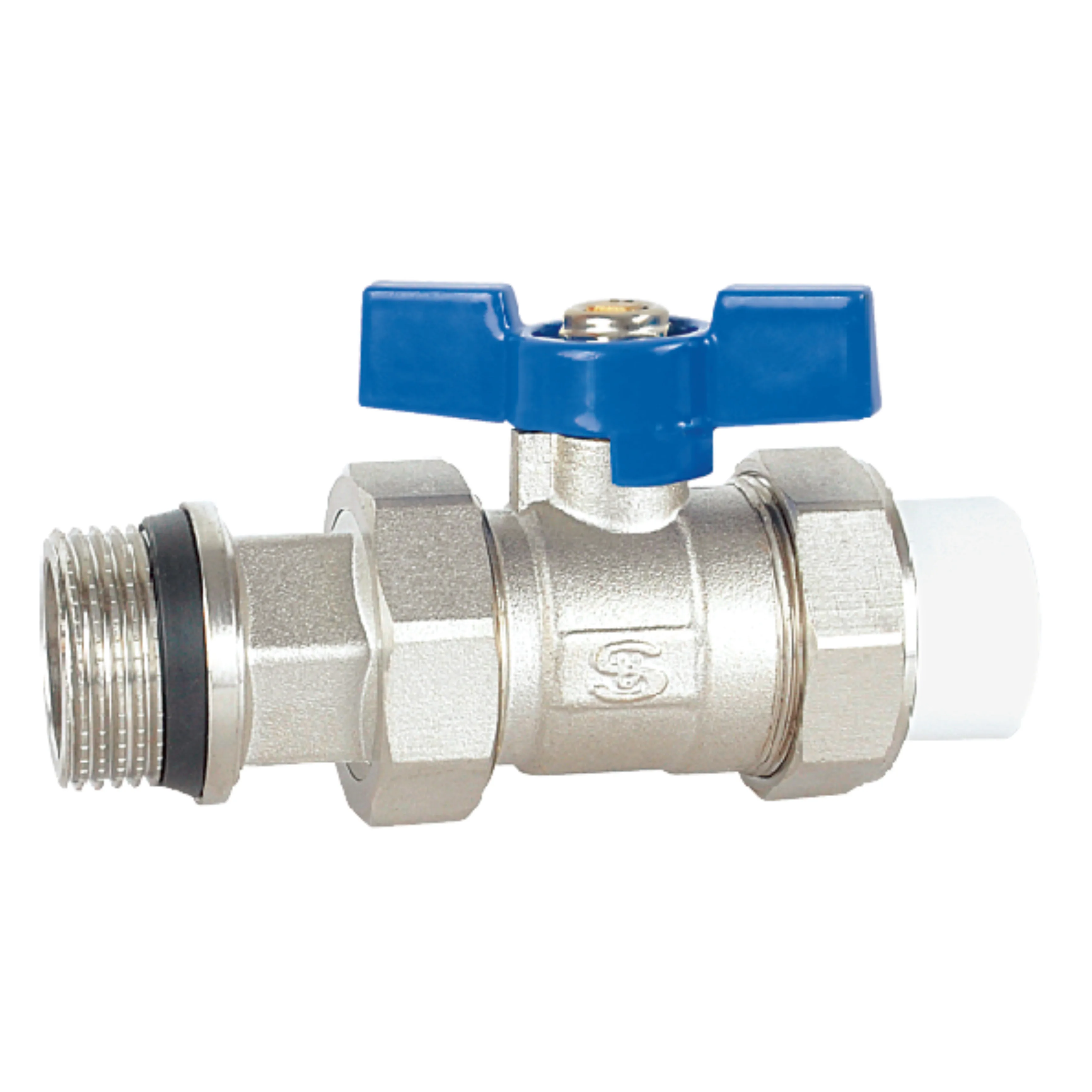 
SU-Q338 Q91F-16T PP-R PN16 90 Degree Bending Of PP-R Flexible Brass Ball Valve(New Products) 