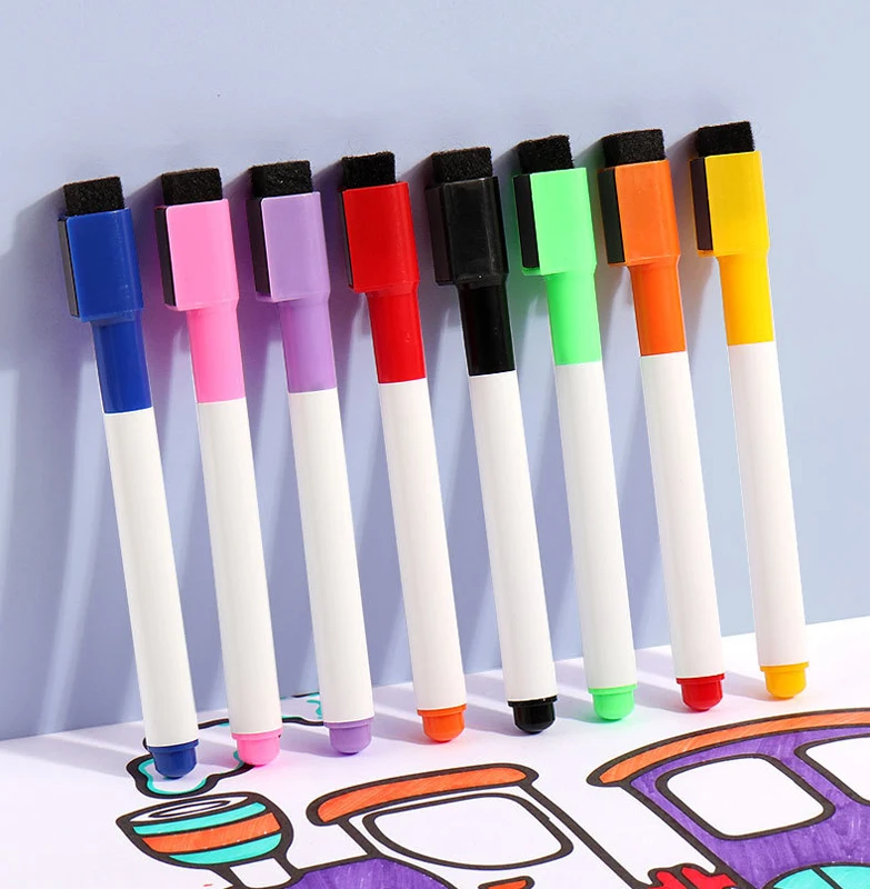 Good Quality Favorable Price Fine Tip  Low Odor Magnetic Dry Erase Pen For School Office