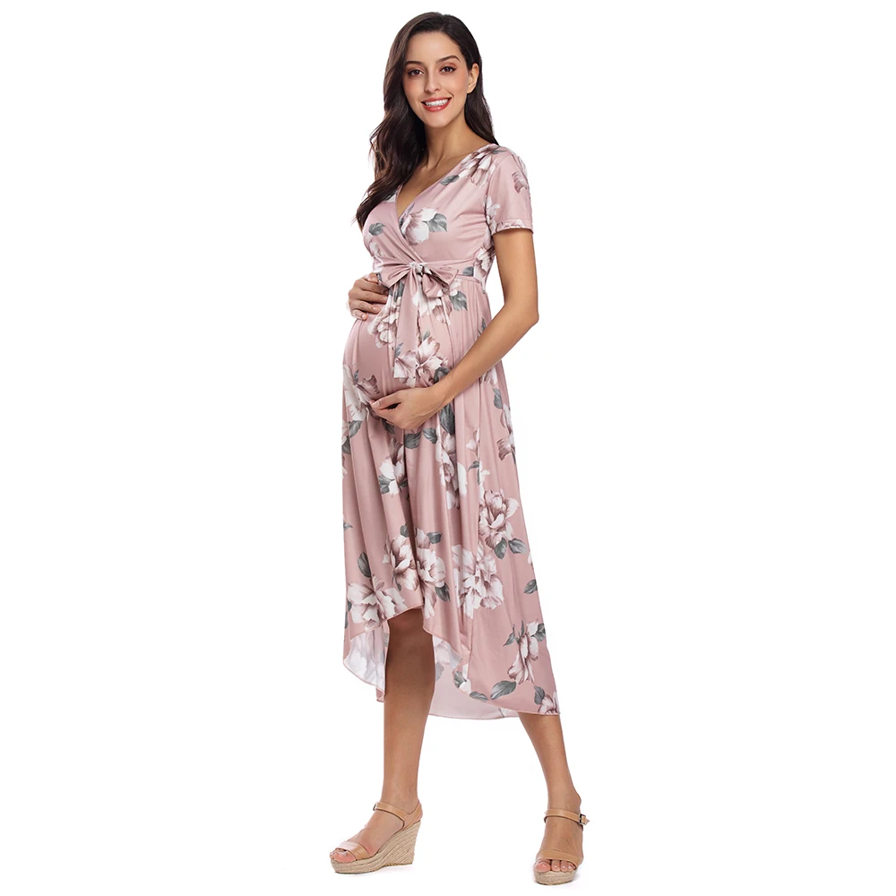 New Fashion Soft Summer Maternity Breastfeeding Nursing Dress
