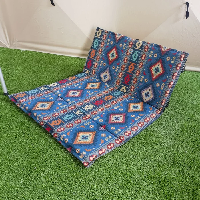 Arabic Saudi/Sadu Fabric Floor Folding Chair Set with Ground Seating Ground Back Support Gaming Features Portable Camping Sofa