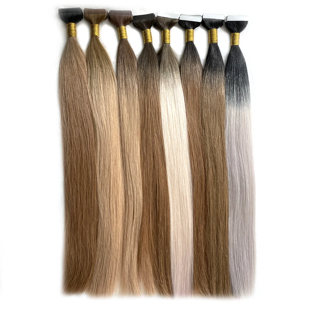 Hot sale products small tape in hair extensions euro remy virgin hair wholesale 10a grade samples