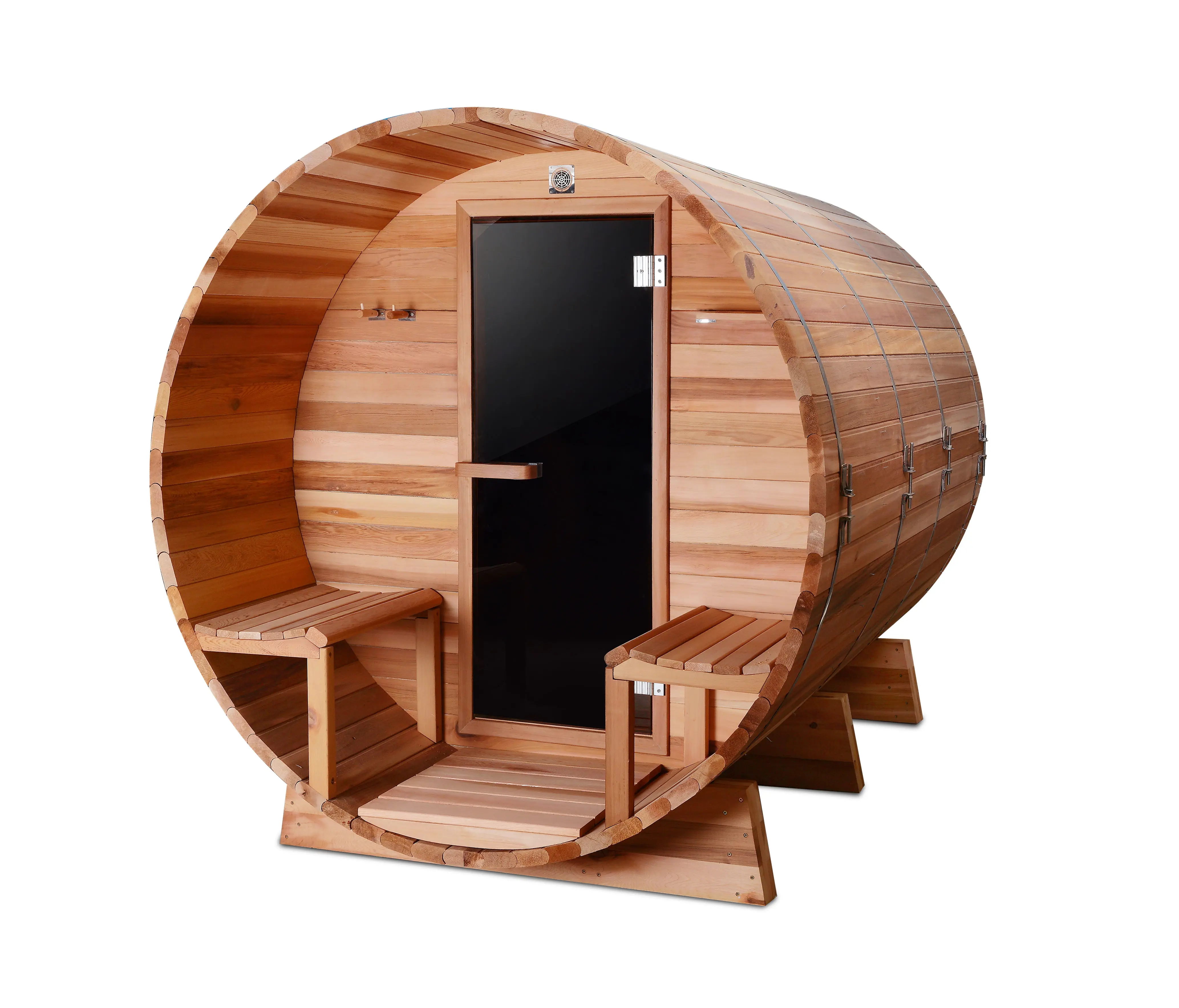 New Outdoor Pure Canadian Red Cedar Wooden Sauna Commercial Sauna Steam Room Kit Set