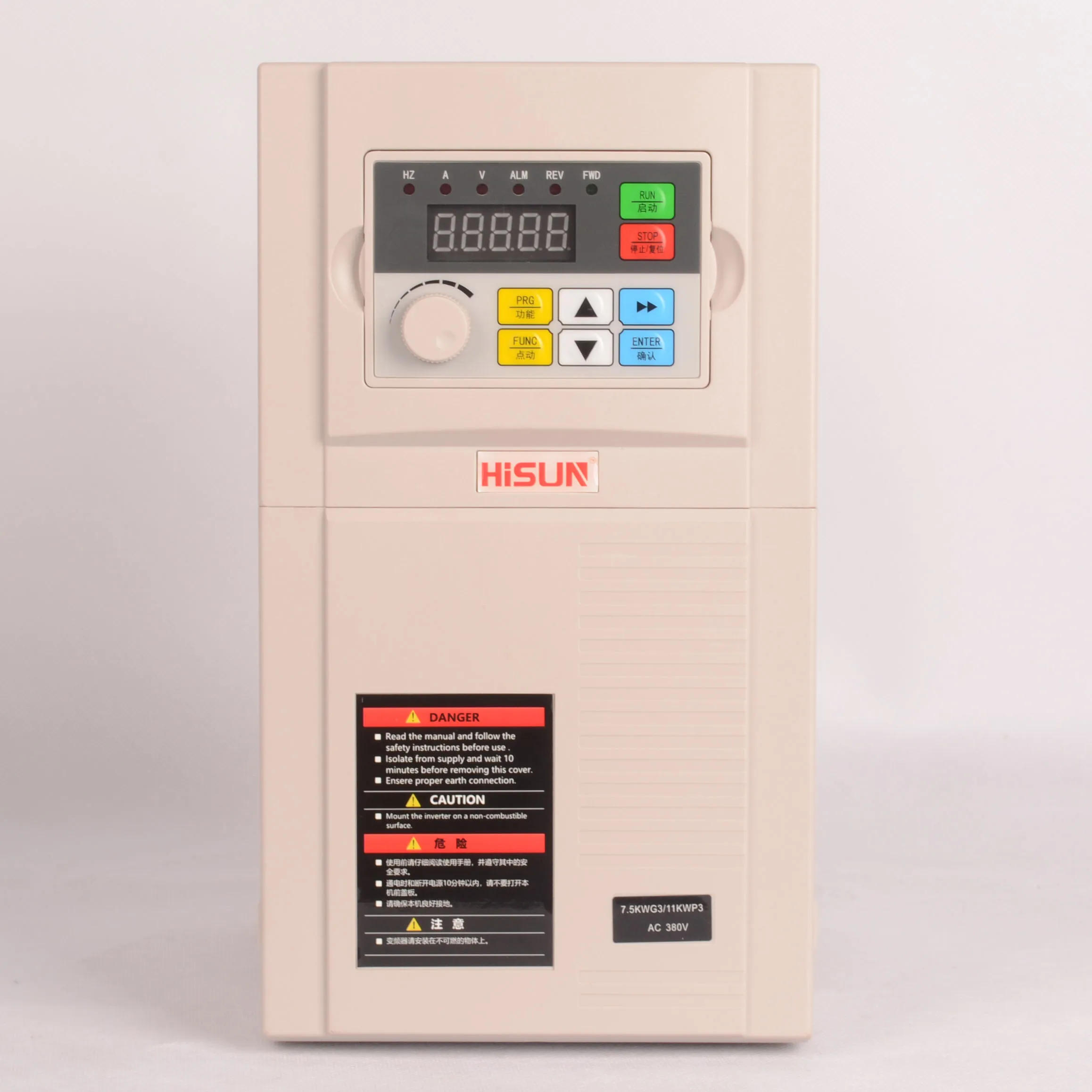 HISUN частотно-регулируемым приводом 7PH 5.5KW 380V три фазы для контроля скорости двигателя