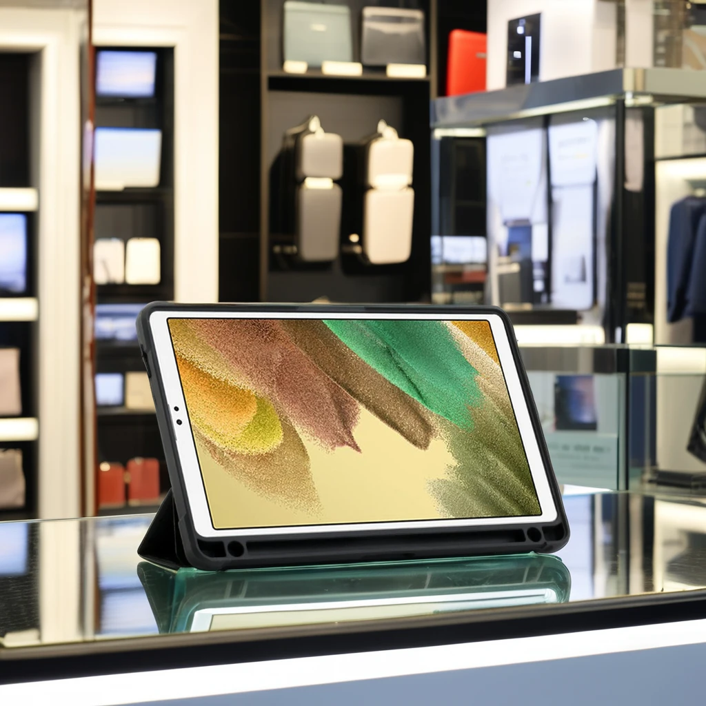 Samsung Galaxy A7 Lite 8.7 Inch Tablet Protective Case Floating Point Style Anti-Drop Scratch Cover Stylish Laptop Bags & Covers