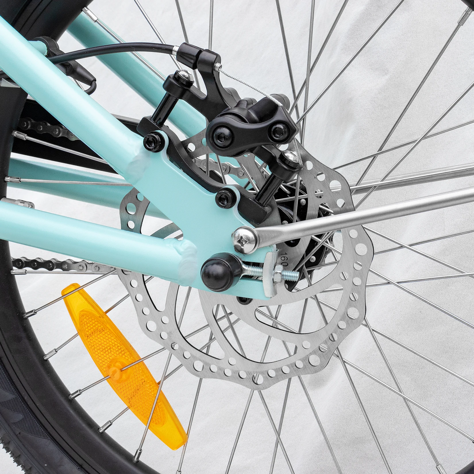 Adult Elderly Seniors Electric Tricycle Trike Cruise Three-Wheeled Cargo with Front Basket for Shopping