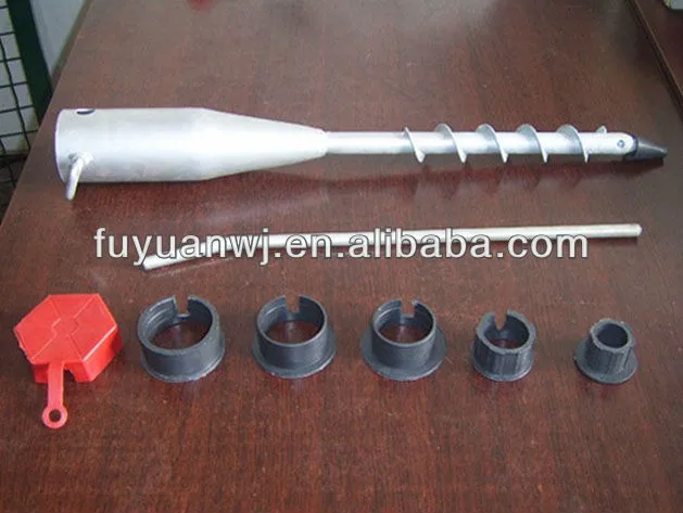 Earth anchor screw piles