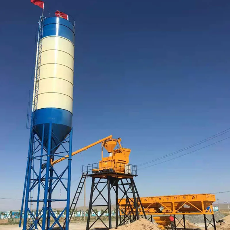 Advanced Electrical Ready Mixed 50cubic Meters Per Hour Concrete Batching Plant