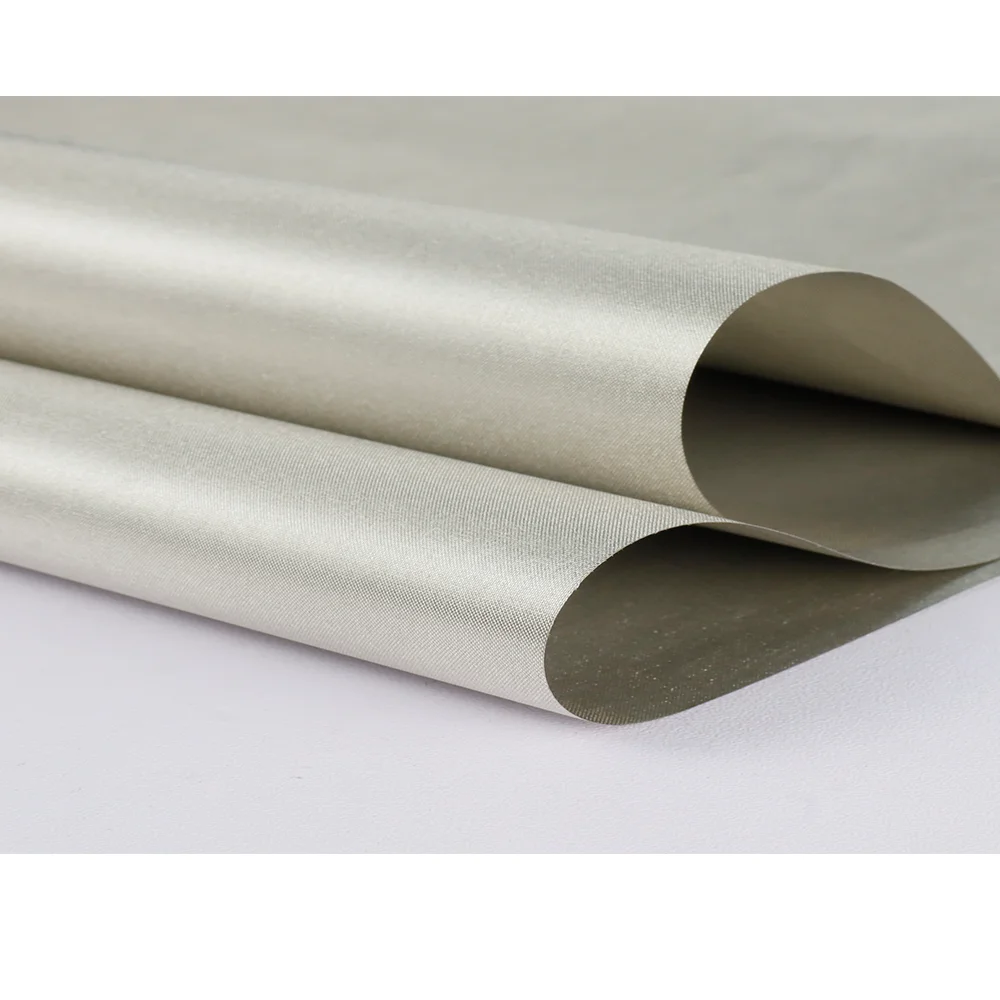 0.05MM Emf Shielding Radiation Protection Signal Blocking  Copper nickel conductive Fabric