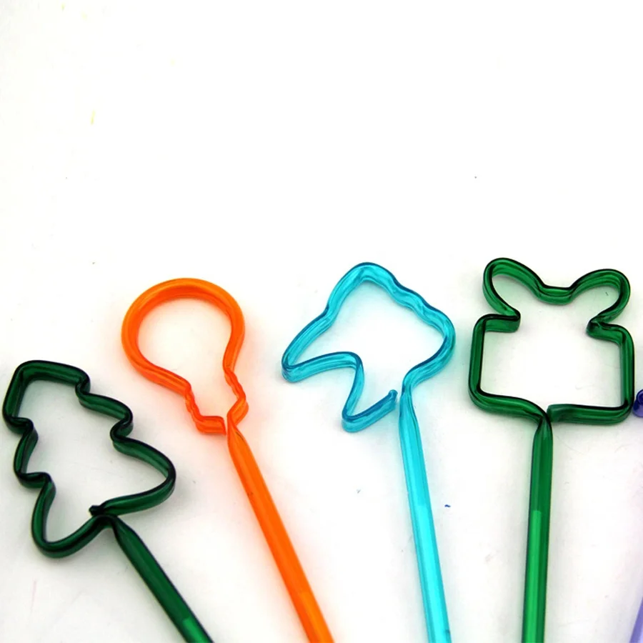 Customized Logo Drinking Straw Promotion Ball Pen