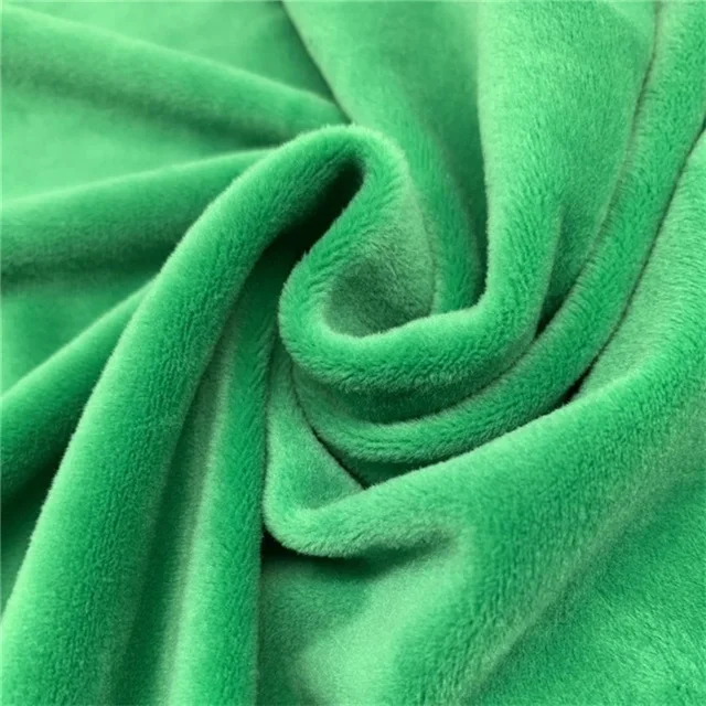 stock lot silver fox wool fabric Thickened elastic short plush single-sided super soft flannelette for winter clothes