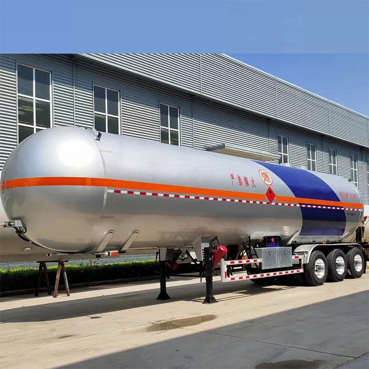 3 оси 60000L 28-тонный газовый танкер полуприцеп