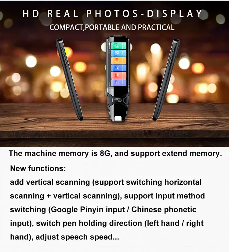 Factory Price Reading Pen with Language Scanning and Voice Translation Pen intelligent dictionary pen