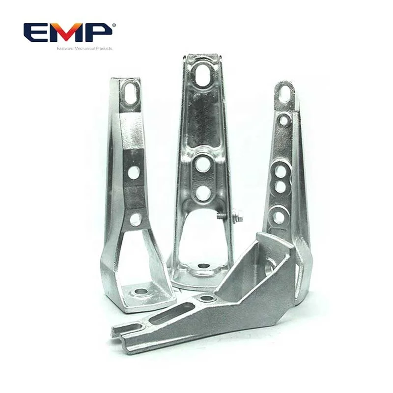 Hot Dip Galvanized Pole Top Insulator Angle Brackets Power Line Fitting