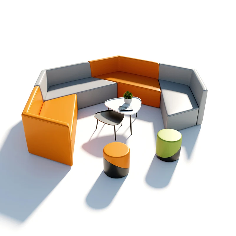Luxury Waiting Area Modular Sofa Unique Commercial Lobby Office Lobby Sofa Set Furniture Design