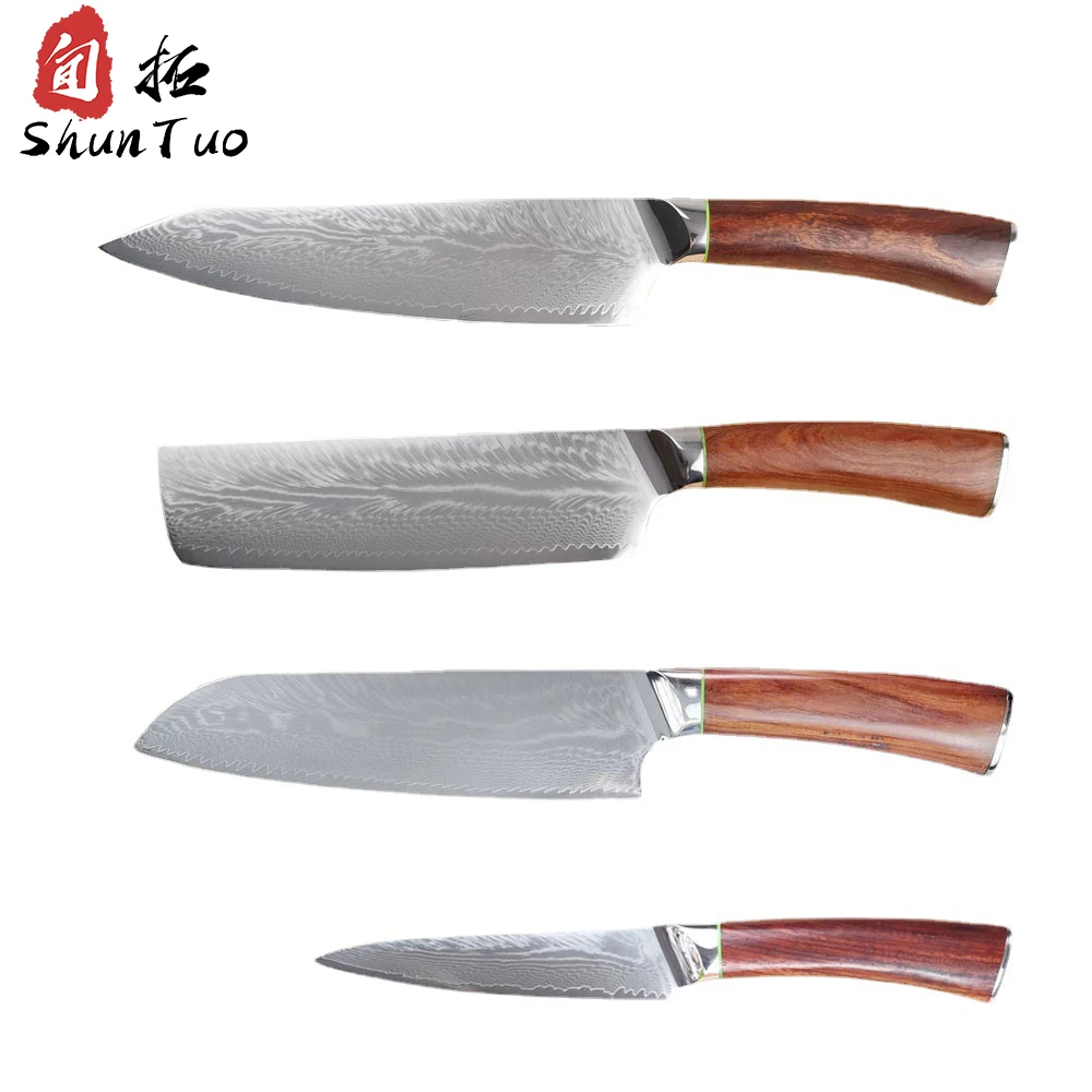 4 pcs peeler fruits and vegetable carving kitchen ceramic damascus peeling sharp blade blank aknife set