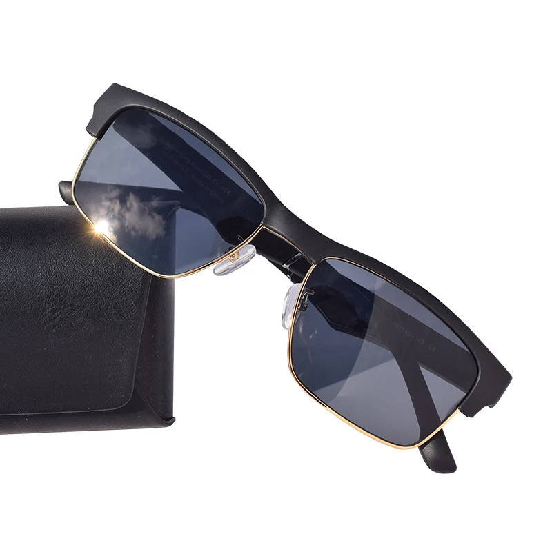 
Small OEM Custom Logo Design Eyewear Glasses Manufacturer Wholesale 2021 Fashion Audio Sunglasses Smart Blue tooth Glasses 
