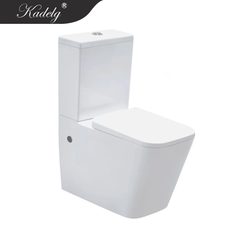 Watermark Sanitary Ware Rimless Two piece Ceramic Australia WC Toilet