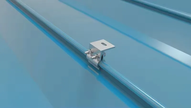 Easy Installation Solar Mid Clamps For Solar Panel Mounting Solar Panel Roof Mount Brackets Mid Clamp Kit