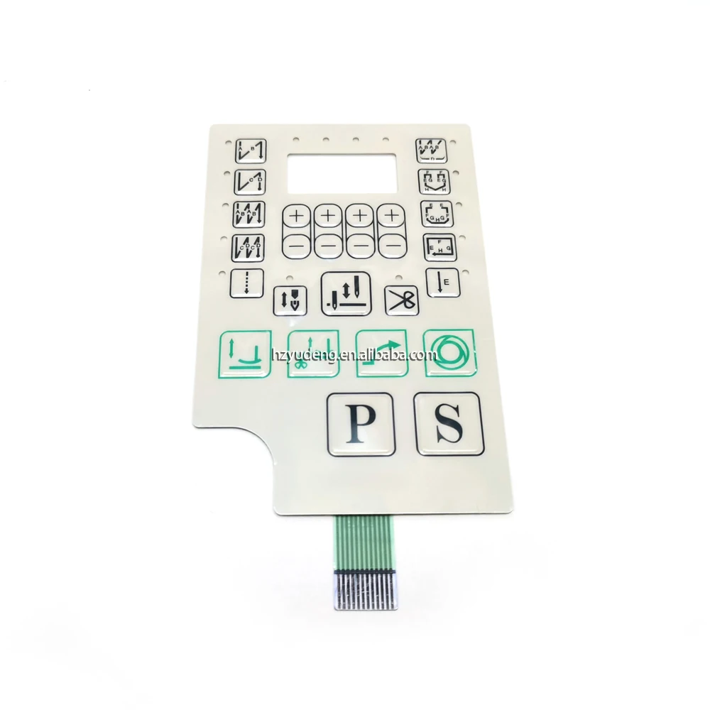 Горячая Распродажа Qixing Zoje швейная машина Кнопка панель пленка