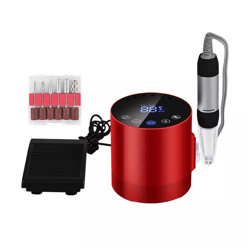 Hot Sale Nail Salon Tool Manicure Pedicure Machine Low Vibration 35000RPM Professional Electric Nail Drill
