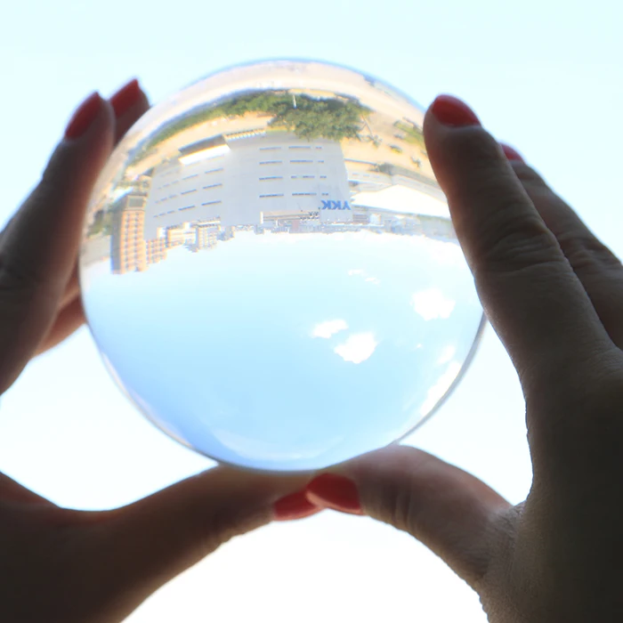 Ultra Clear Customized Acrylic Ball Manipulation Contact Juggling Ball transparent plastic sphere