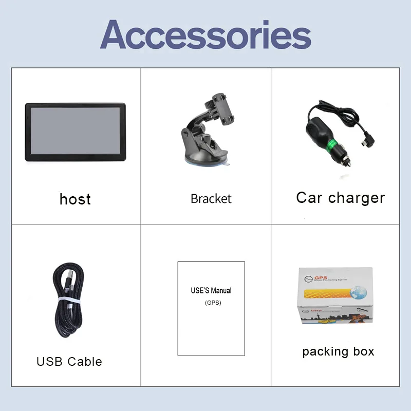 7 Inch Touch Screen Car Player Car GPS Navigation With Free Maps Wince 6.0 GPS Navigation for Truck Car GPS Navigator