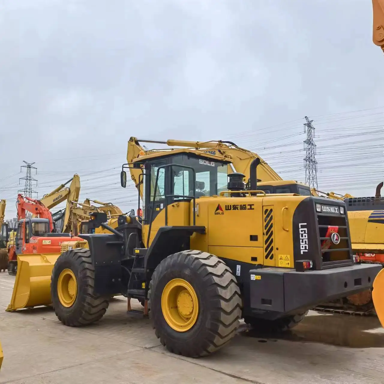 Good condition SDLG construction machine 16 Ton SDLG wheel loader L956F used loader made in China